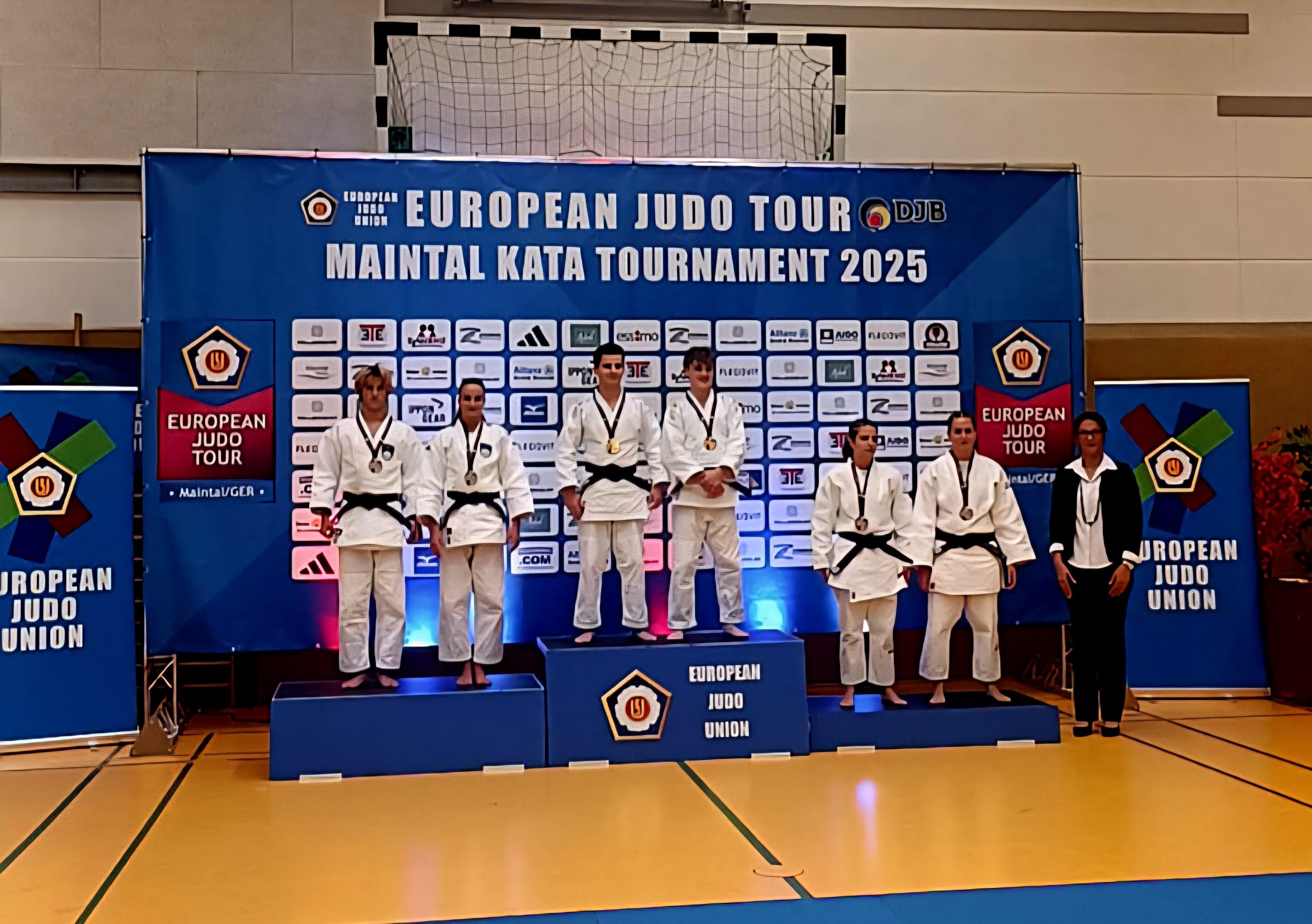 Tristan Donga en Stan van der Meer EK katame-no-kata